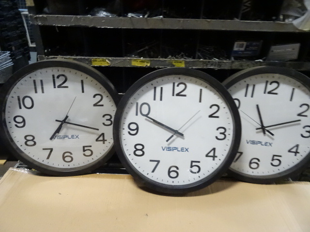 3 wall hanging clocks...