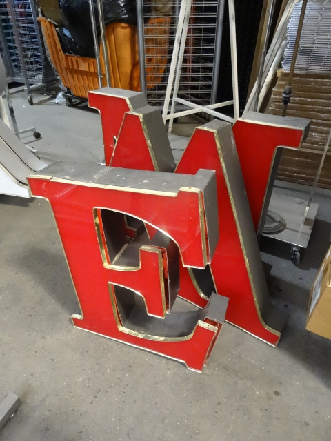 30 lighted letters. E,W,M...