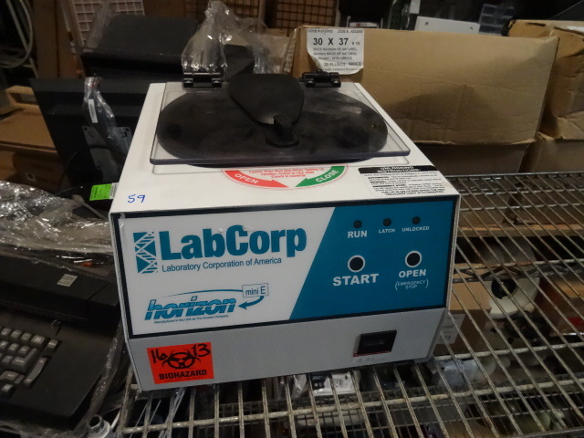 Lab corp Model 624E lab centrifuge...