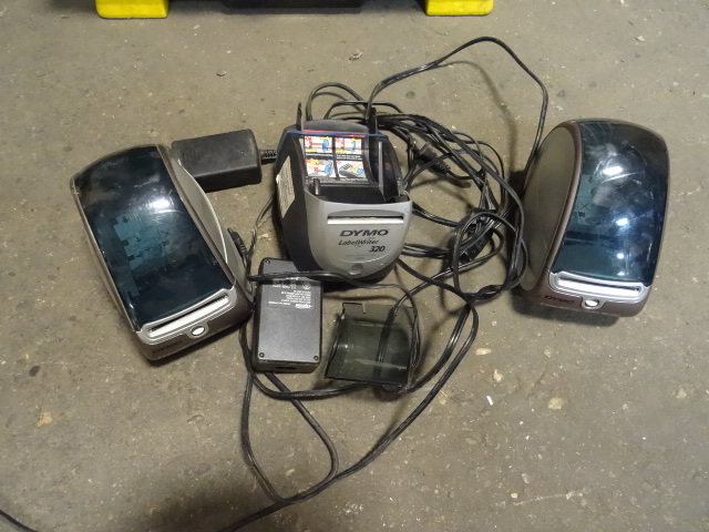 3 Dymo label printers...