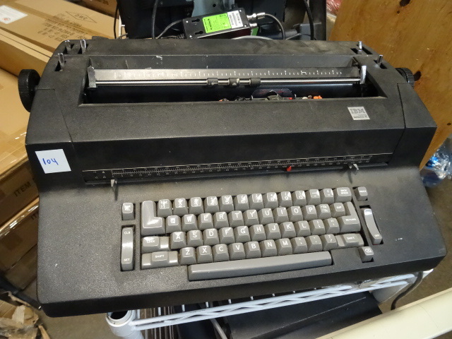 IBM selectric II typewriter...