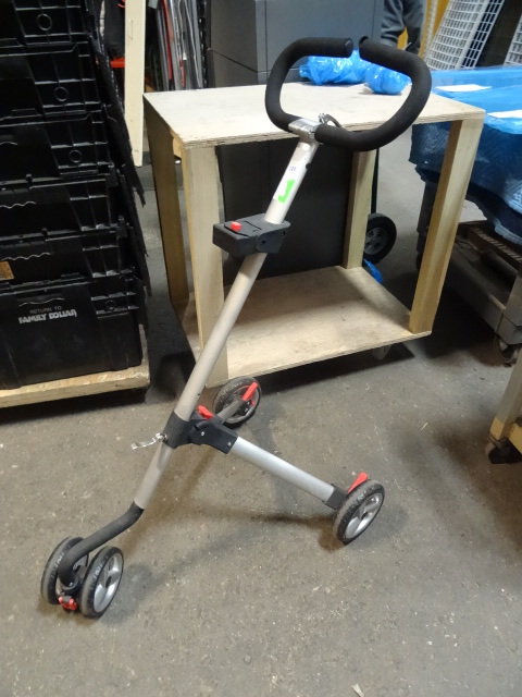 Dog jogging stroller. Missing basket. Folds up