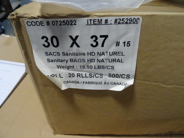Sacs snitaire sanitary bags. HD nat...