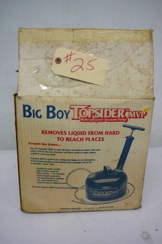 lot 25 image: 2 Gal Multi Purpose Vacuum Pump