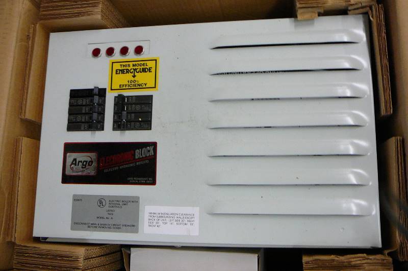 lot 105 image: Argo Electro Hydronic Boiler  in Box