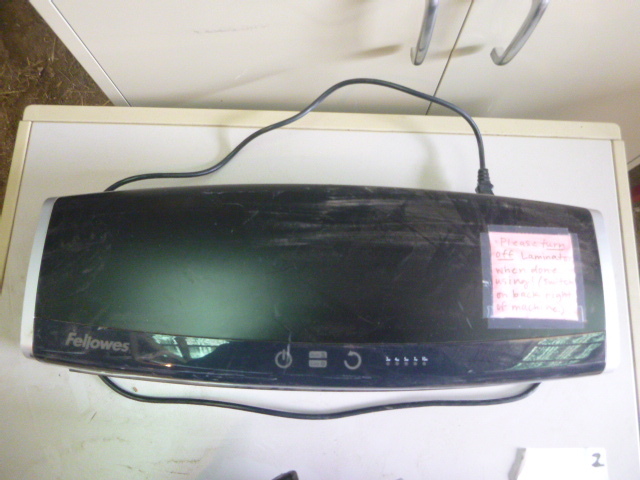 lot 58 image: Fellowes Venus Laminator