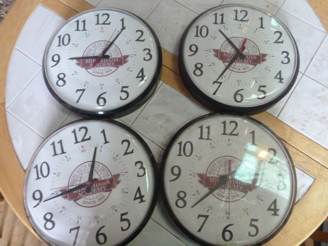 lot 65 image: 4 Wall Clocks