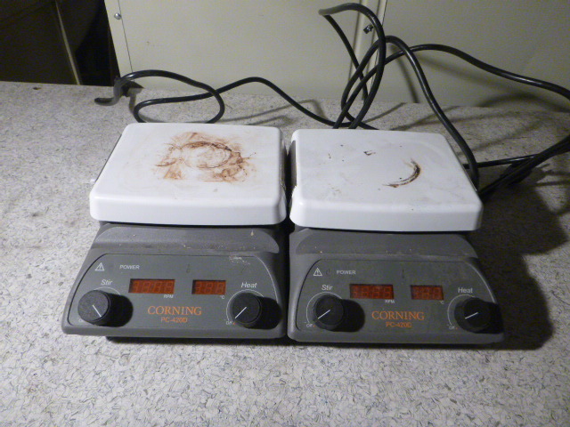 lot 84 image: 2 Corning PC-420 D Magnetic Stir and Heat