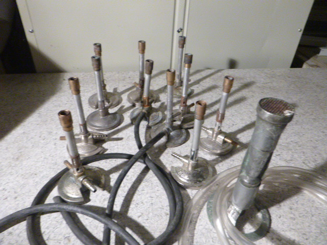 lot 96 image: 12 Humbolt Bunsen Burners