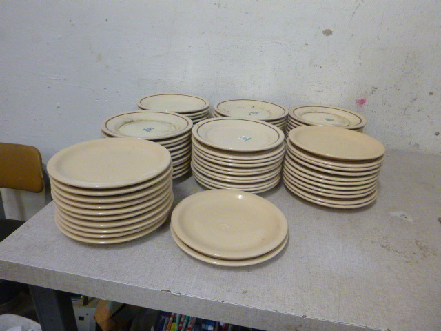 lot 162 image: 72 Restaurant Plates