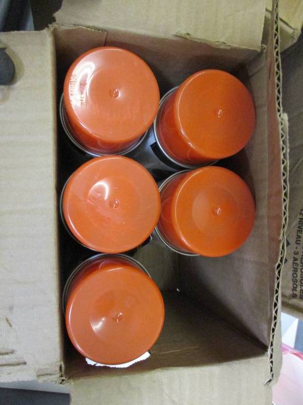Orange Spray Paint