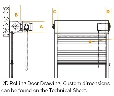 lot 11 image: Cookson Powered Rollup Service Overhead Coiling 30 Width Door With Bison AC Gear Motor 016-200-0044 - Was In Working Order When Removed