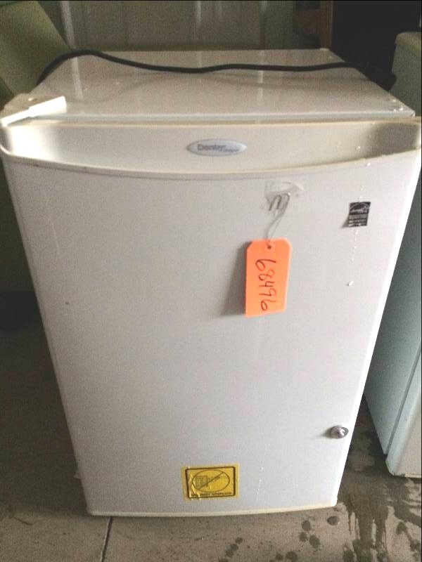 lot 2 image: Danby Designer 4.4 cu. ft. Compact Refrigerator DAR440W Dorm Room Bar Cabin Mini Fridge - Only Used In Clinic For Medicine Storage  - Excellent Working Condition