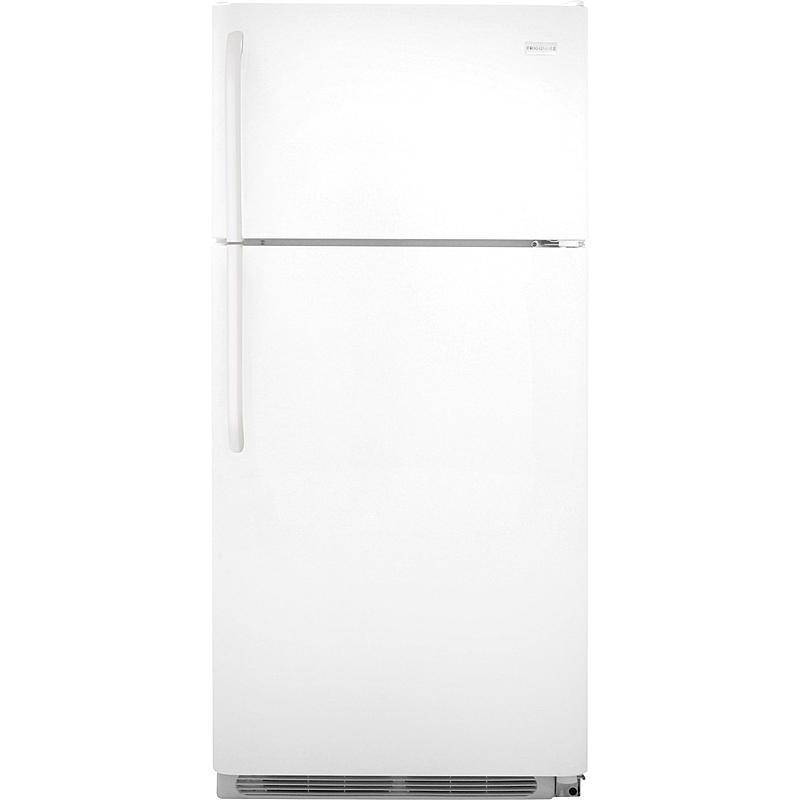 lot 7 image: FRIGIDAIRE Top-Mount Refrigerator Freezer Model frt18g2nw6 - Excellent Working Condition