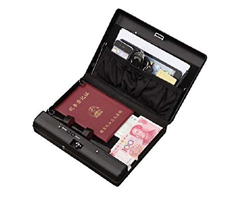 lot 50 image: New, Emperor of Gadgets  Portable Security Case with Push Button Combination Lock  Digital Code Vault Model Md-500nx