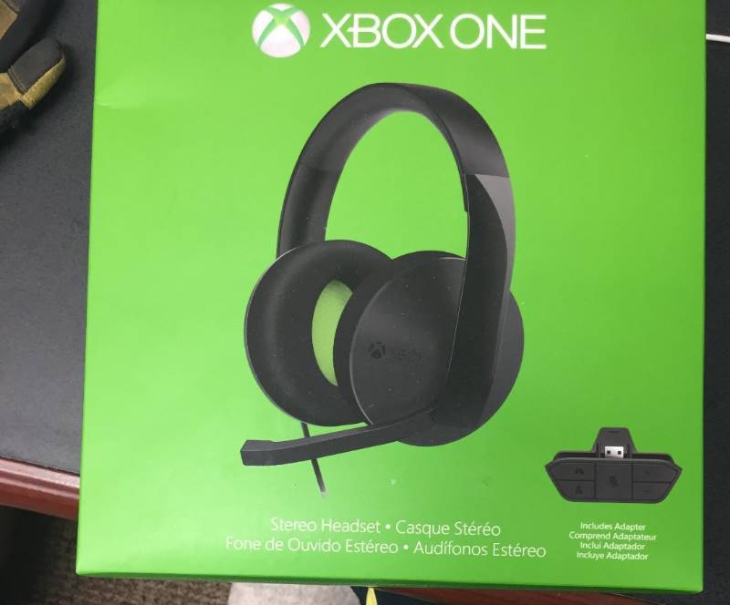 lot 67 image: New, In Box Xbox One Black Stereo headset