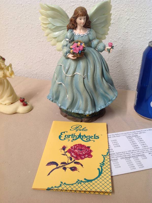 lot 33 image: Vintage - Fairy Figurine and Small White Angel