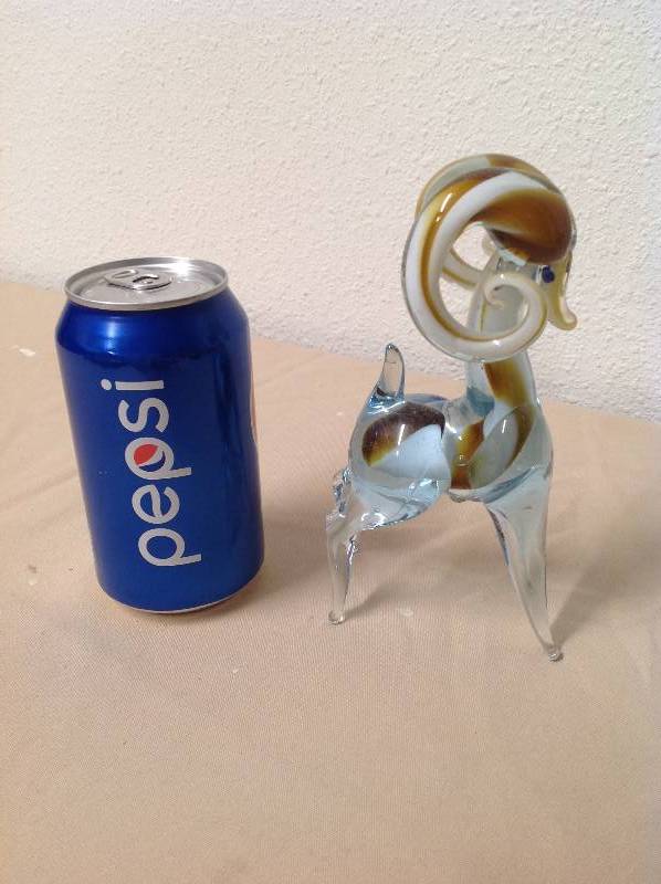 lot 51 image: Ram Blown Glass