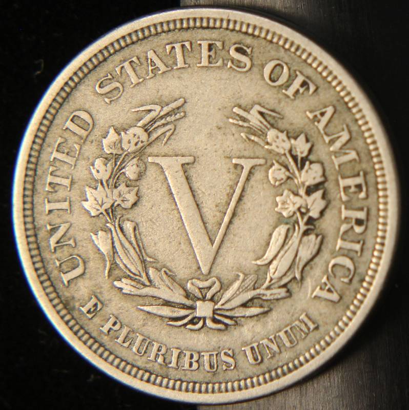 lot 07 image: 1883 NO CENTS LIBERTY V NICKEL XF
