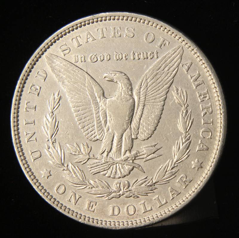 lot 17 image: 1887 MORGAN SILVER DOLLAR XF DETAILS CLEANED