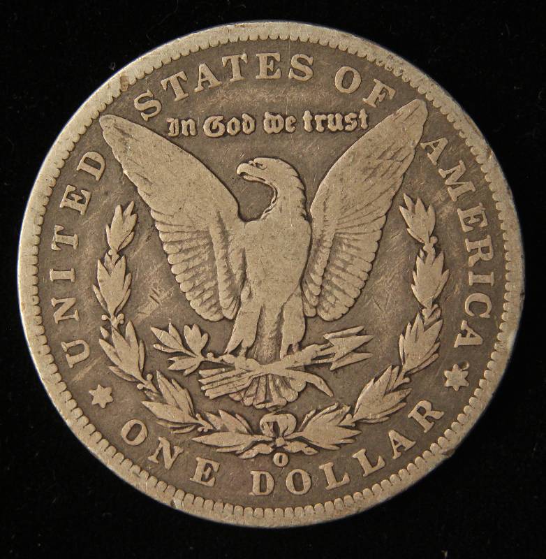 lot 24 image: 1889-O MORGAN SILVER DOLLAR