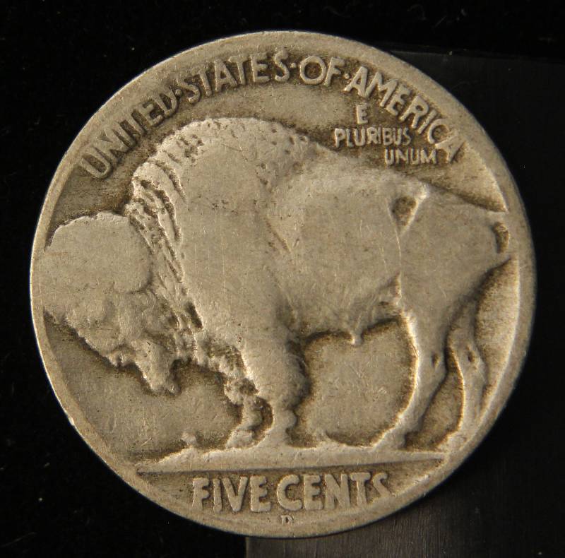 lot 36 image: 1924-D BUFFALO NICKEL VG BETTER DATE COIN