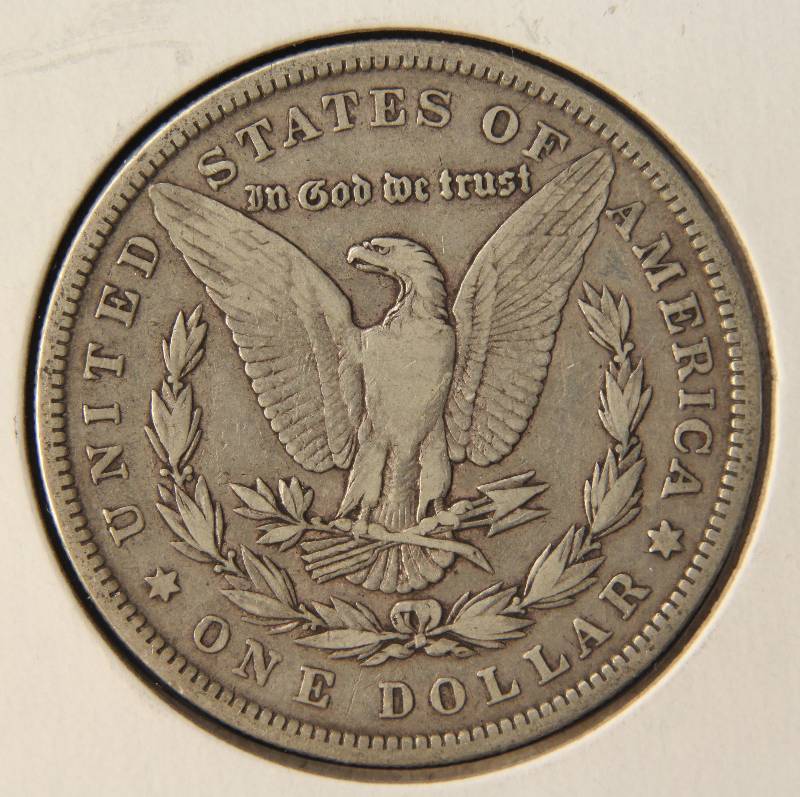 lot 37 image: 1884 MORGAN SILVER DOLLAR VF