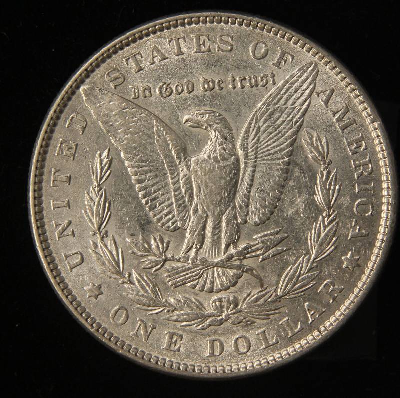 lot 45 image: 1886 MORGAN SILVER DOLLAR AU