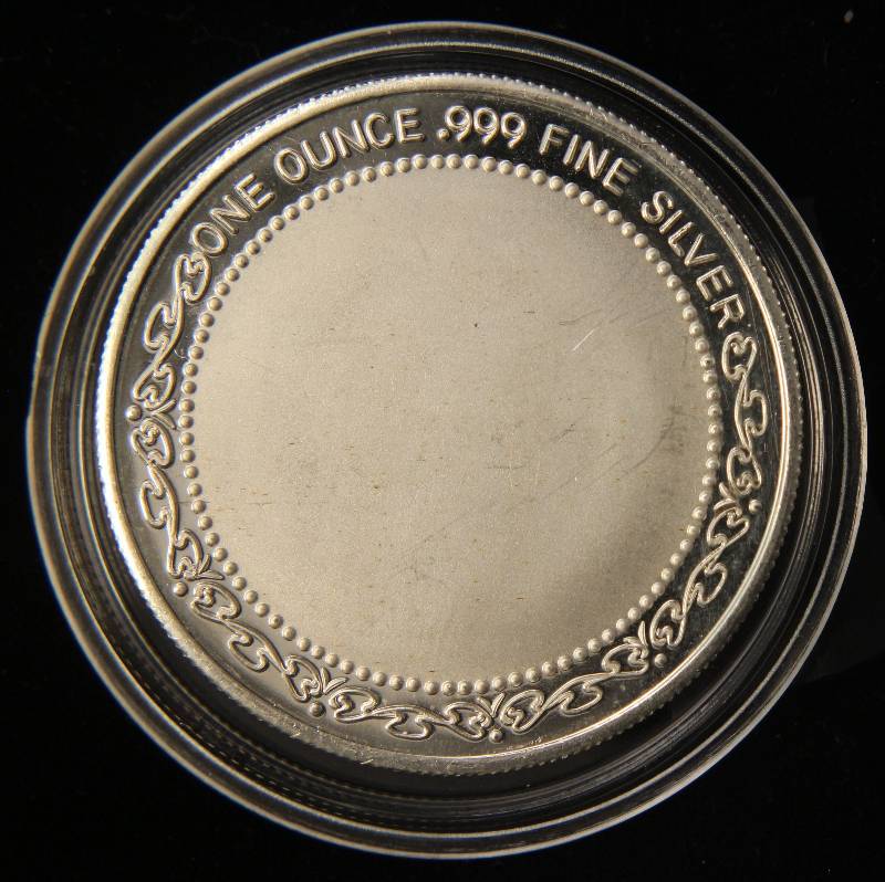 lot 46 image: 1 TROY OZ. .999 FINE SILVER STATUE OF LIBERTY IN AIRTITE