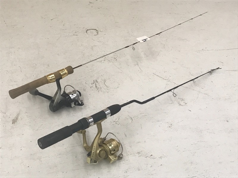 (2) Ice Rods & Reels