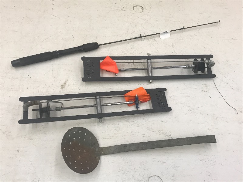 Tip-Ups, Ice Scoop, Ice Rod