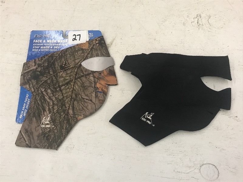 (2) Cold Weather Face Masks