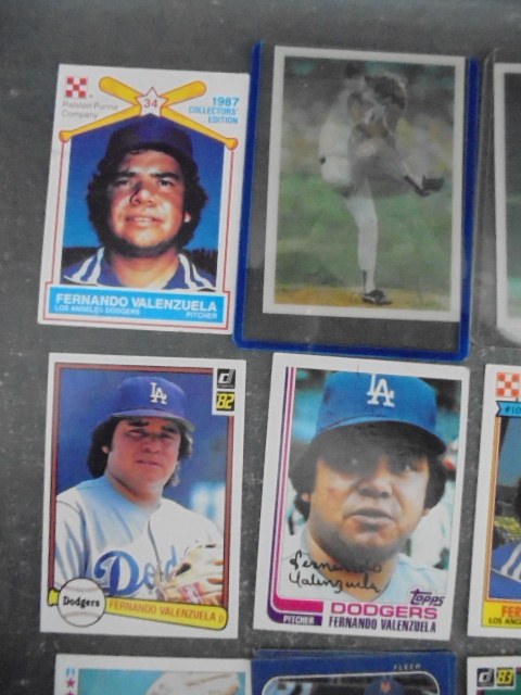 Fernando Valenzueala Cards and Sportsflics