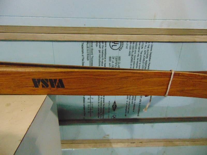 lot 67 image: Wooden Skis