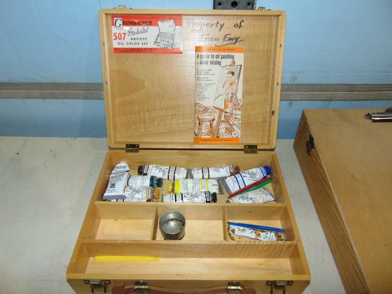 lot 70 image: (2) Wooden Storage Boxes