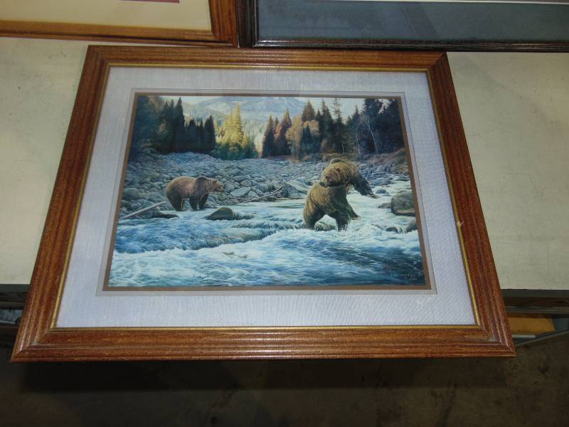 lot 86 image: (3) Framed Pictures
