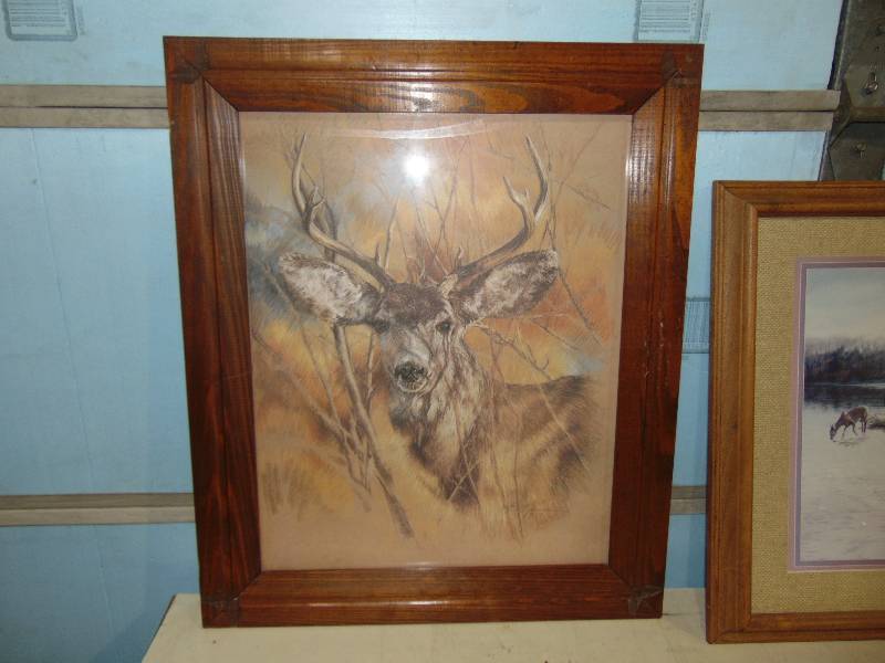 lot 87 image: (2) Framed Pictures