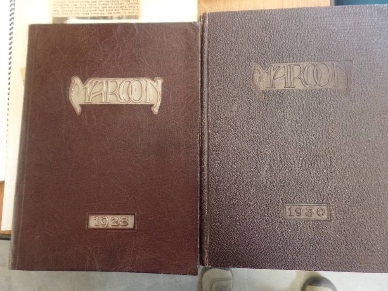 lot 124 image: JOHNSON HIGH YEARBOOKS 1928,1930