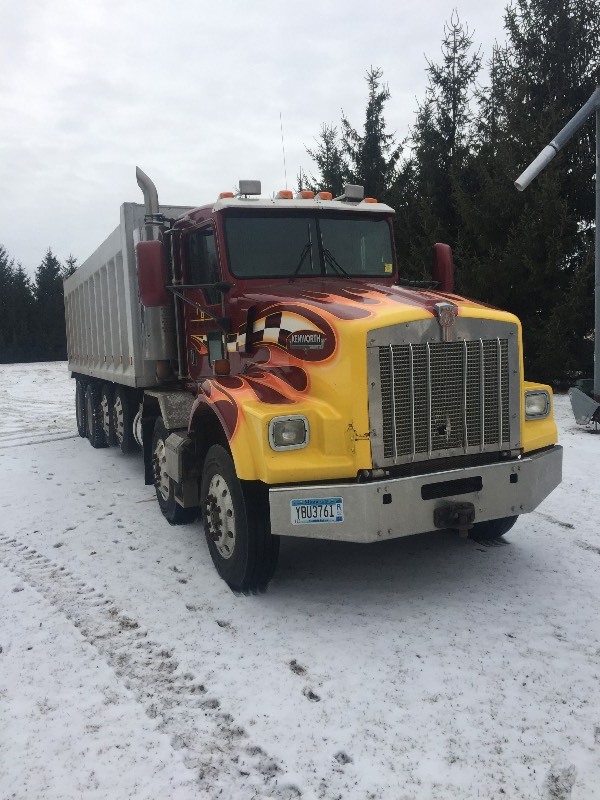 1999 KENNWORTH T800 TWIN STEER QUAD DUMP TRUCK