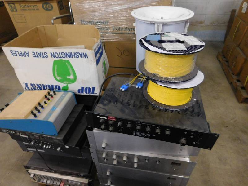 lot 3 image: Pallet Lot of Amplifiers