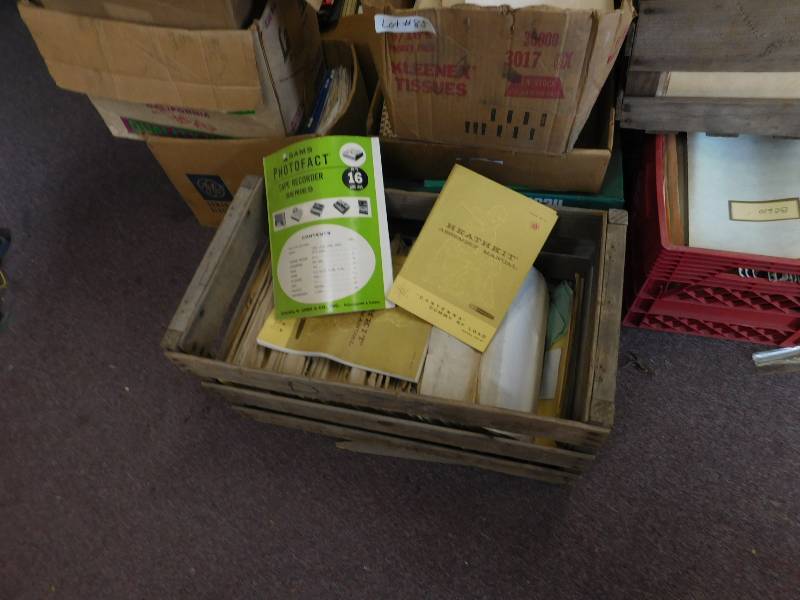 lot 84 image: Large Lot of Vintage Manuals