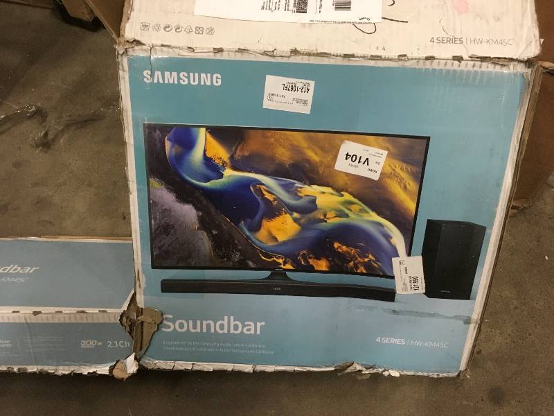lot 17 image: Samsung HW-KM45C Bluetooth Home Theater System Soundbar open box never used