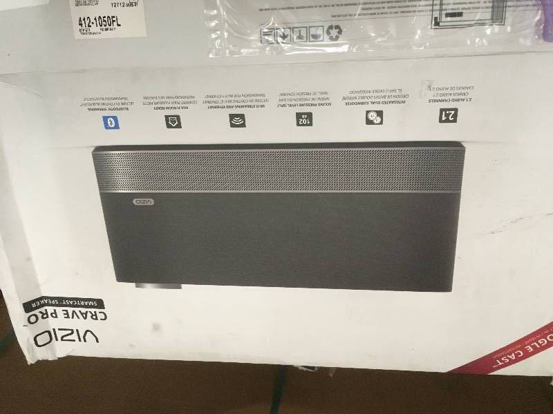 lot 30 image: Vizio Crave Pro Smartcast Speaker not used