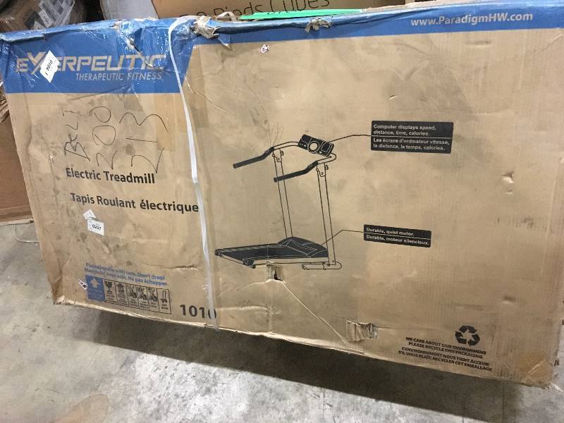 lot 52 image: Everpeutic Therapeutic Fitness Electric Treadmill open box never used