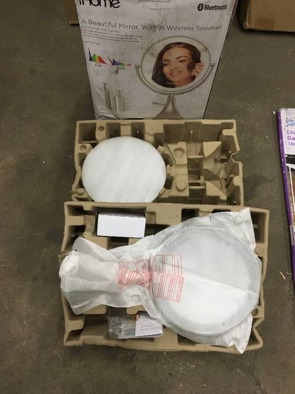 lot 54 image: iHome Mirror with a Wireless Speaker - Vanity Speaker not used