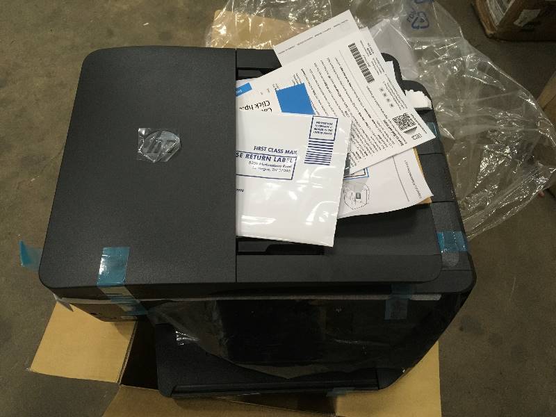 lot 55 image: HP OfficeJet Pro 6975 - Wireless, Print, Fax, Scan and Copy open box never used