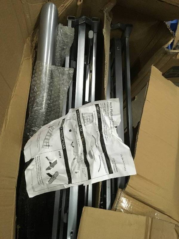 lot 56 image: Boyd Specialty Sleep Arch Platform Frame Silver not used