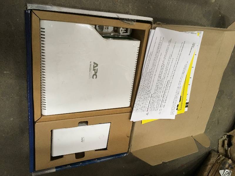 lot 57 image: APC Network Lithium Ion Battery Backup  Mobile Power Pack not used
