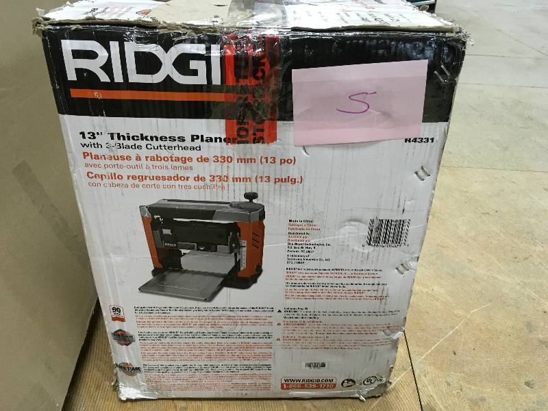 Ridgid 13 Thicknes Planer in like new condition