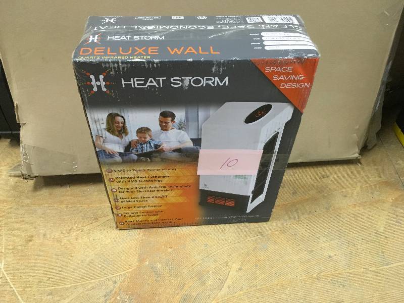Heat Storm Deluxe 1000-Watt Wall Infrared Heater HS-1000-WX not used